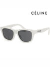 Eyewear Logo Sunglasses White - CELINE - BALAAN 8