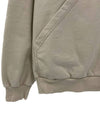 Embroidered Logo Cotton Hoodie Beige - BALENCIAGA - BALAAN 6