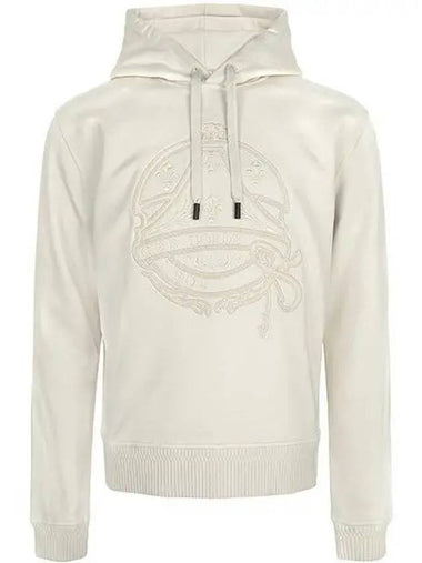 Cream Crest Silk Hooded Sweatshirt R27JHL41001 A24 1208905 - BERLUTI - BALAAN 1