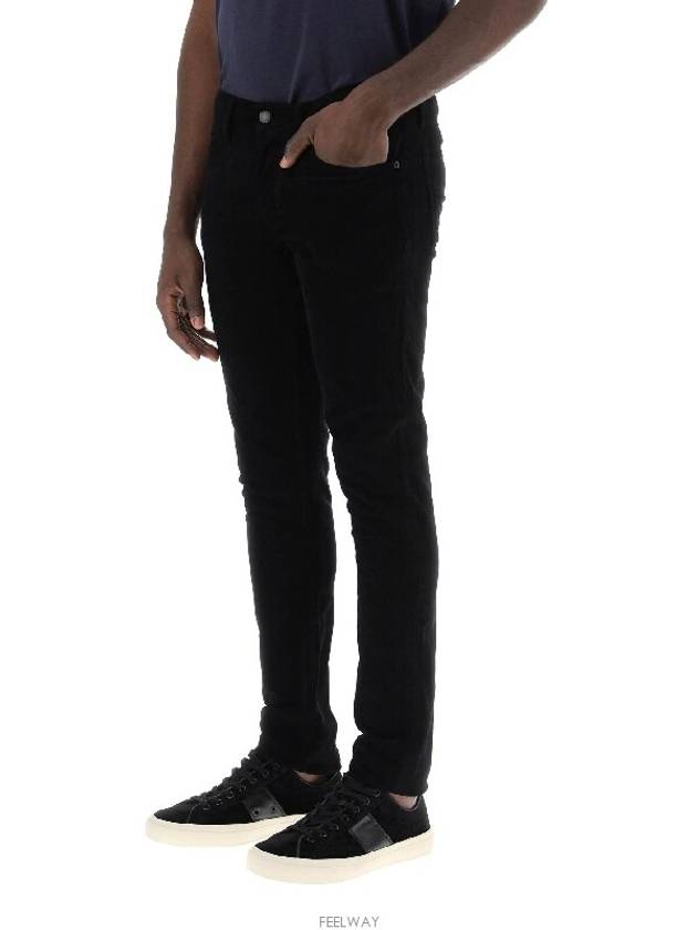 Corduroy Fivepocket Jeans Black - TOM FORD - BALAAN 3