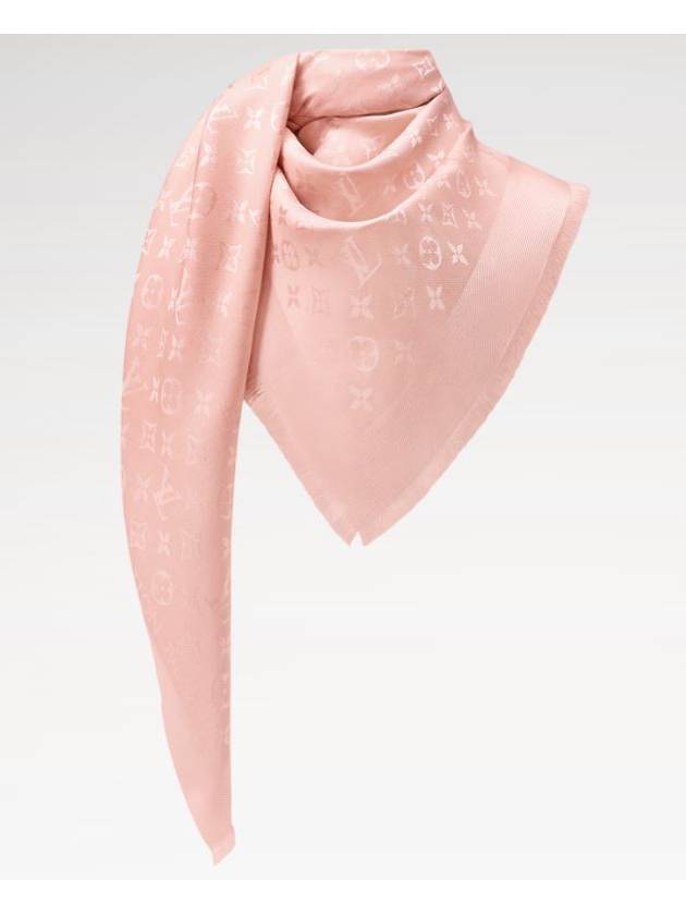 Monogram Classic Scarf Blush Pink - LOUIS VUITTON - BALAAN 3