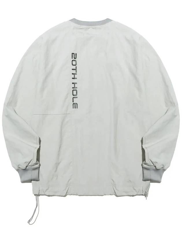 Woven string windbreaker sweatshirt EGG WHITE - 20THHOLE - BALAAN 7