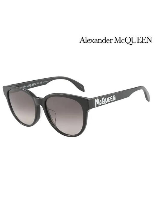 Sunglasses AM0387SK 001 Round Acetate Men Women - ALEXANDER MCQUEEN - BALAAN 2