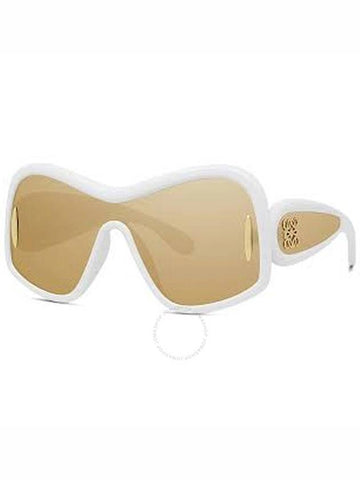 Loewe Brown Mirror Shield Ladies Sunglasses LW40131I 25G 135 - LOEWE - BALAAN 1