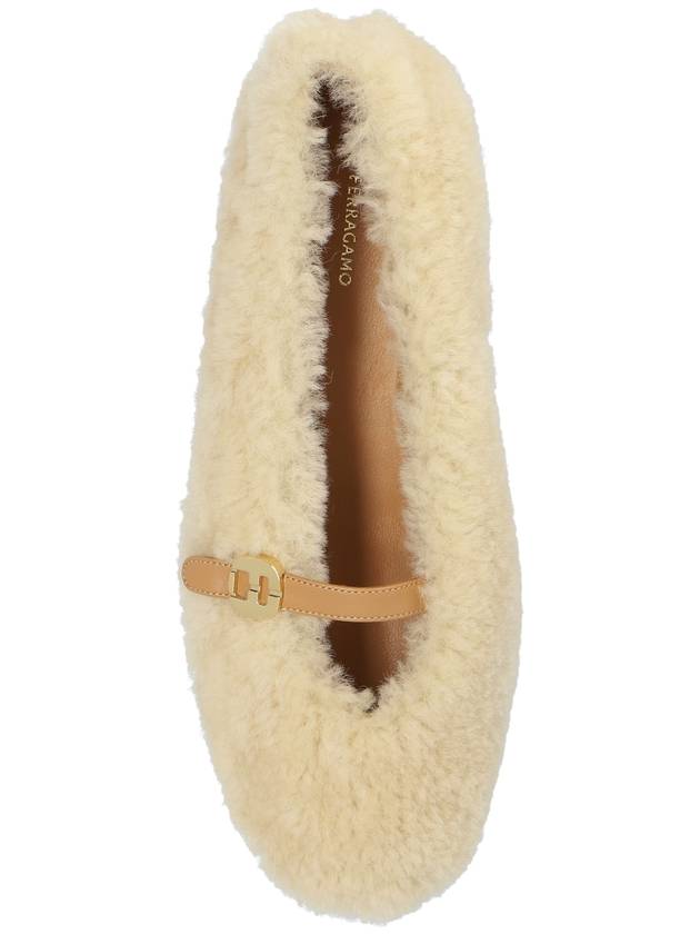 FERRAGAMO Ballet Flats Noella, Women's, Beige - SALVATORE FERRAGAMO - BALAAN 6