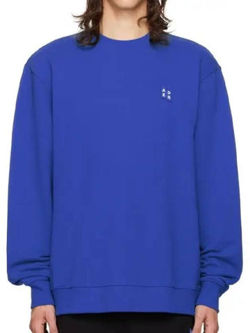 TRS Tag Sweatshirt 01 Blue BMSGFYSW0101BL - ADER ERROR - BALAAN 1