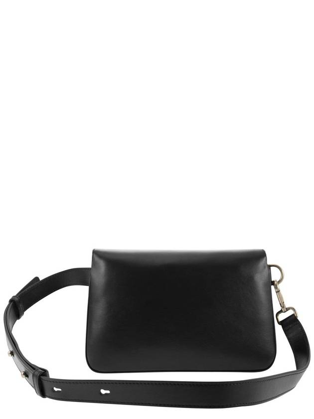 T Timeless Mini Leather Belt Bag Black - TOD'S - BALAAN 3