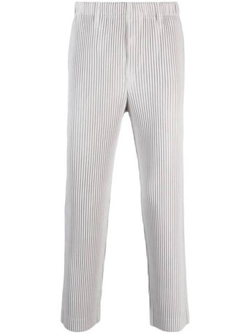 Homme Plissé Plissé Effect Straight Pants HP47JF450 - ISSEY MIYAKE - BALAAN 1