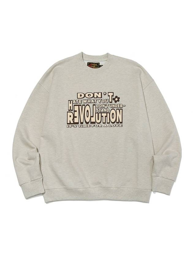 Revolution Artwork Sweatshirts Oatmeal - OGARP - BALAAN 1