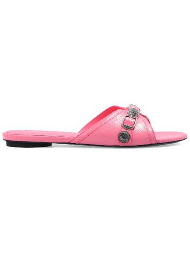 Women's Cargol Lambskin Slippers Pink - BALENCIAGA - BALAAN 1