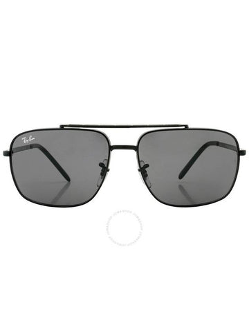 Ray Ban Dark Gray Square Unisex Sunglasses RB3796002/B159 - RAY-BAN - BALAAN 1