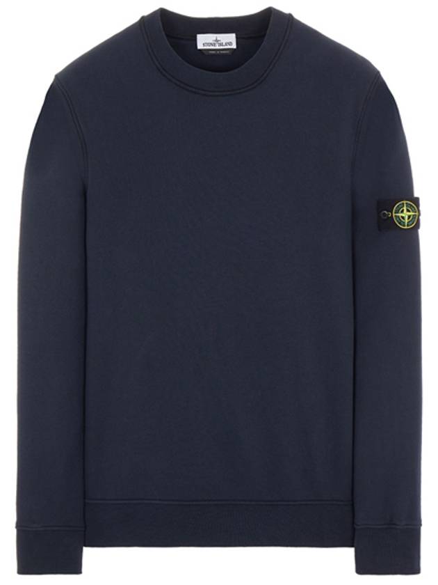 Wappen Patch Crew Neck Sweatshirt Navy - STONE ISLAND - BALAAN 2