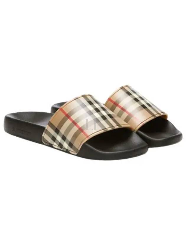 Vintage Check Slippers Beige - BURBERRY - BALAAN 2