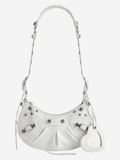 Le Cagole XS Lambskin Shoulder Bag White - BALENCIAGA - BALAAN 2