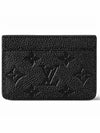 Monogram Empreinte Card Wallet Black - LOUIS VUITTON - BALAAN 7