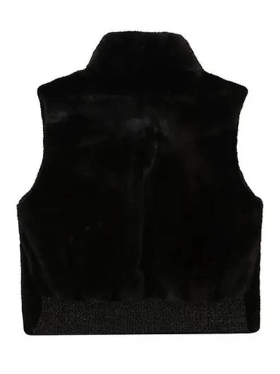 Mink Fur Vest 1013LXGLBLACK - BLACK&WHITE - BALAAN 2