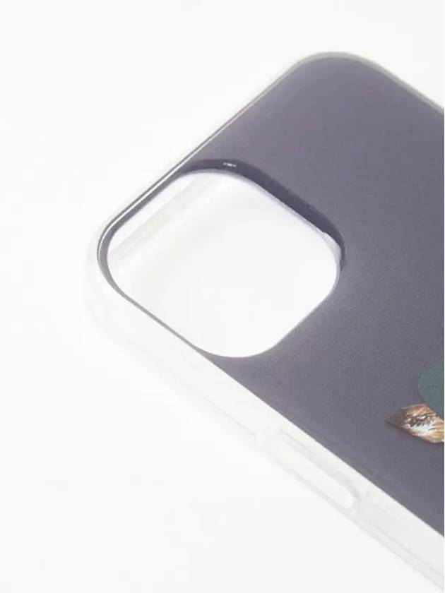 Maison Kitsune Fox Chillex Fox Navy Print Rubber iPhone 13 Case - MAISON KITSUNE - BALAAN 4