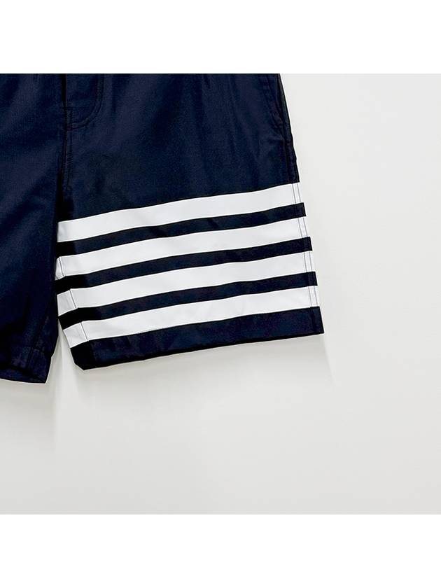 4 Bar Stripe Swim Shorts Navy - THOM BROWNE - BALAAN 5