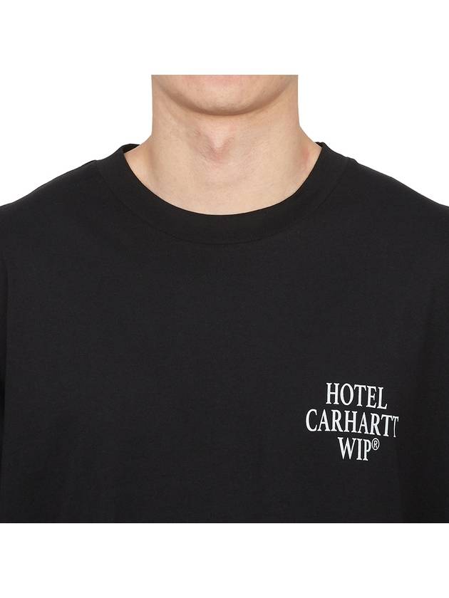 Graphic Print Short Sleeve T-Shirt Black - CARHARTT WIP - BALAAN 6