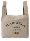 Logo Print Linen Shopper Tote Bag Beige - MAISON MARGIELA - BALAAN 2