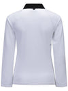 Official WOMEN COLLAR COLOR BLOCKED LONG T SHIRT OW - ANEWGOLF - BALAAN 2