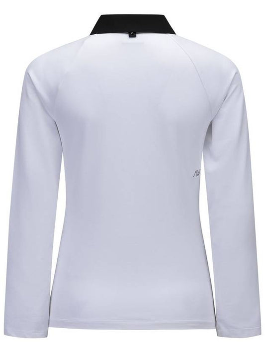 Official WOMEN COLLAR COLOR BLOCKED LONG T SHIRT OW - ANEWGOLF - BALAAN 2