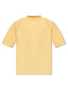 Camargue Embroidered Logo Cotton Short Sleeve T-shirt Light Yellow - JACQUEMUS - BALAAN 2