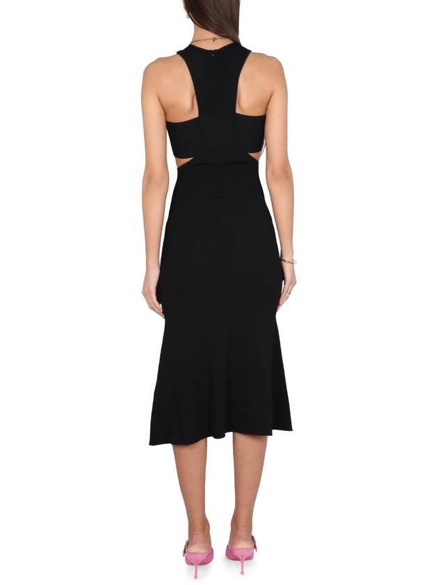 midi dress 734602 Q1A471000 BLACK - ALEXANDER MCQUEEN - BALAAN 4