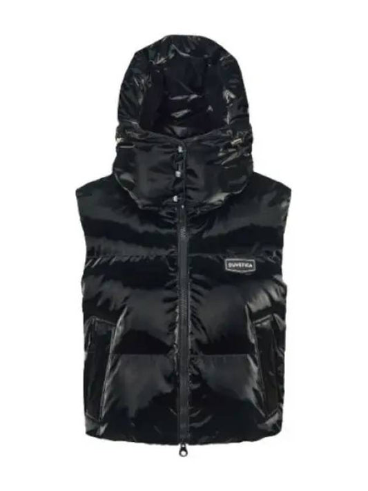 Vindemiatrix Black Women s Down Vest - DUVETICA - BALAAN 1