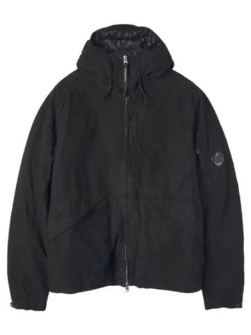 Lens Hood Jacket Black Jumper - CP COMPANY - BALAAN 1