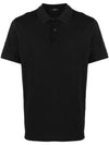 Bronn Cotton Short Sleeve Polo Shirt Black - THEORY - BALAAN 2