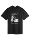 Skull Print Short Sleeve T-Shirt Black - ALEXANDER MCQUEEN - BALAAN 2