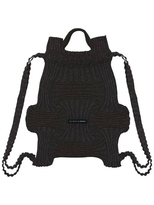 Bow backpack glitter black - PLEATSMAMA - BALAAN 5