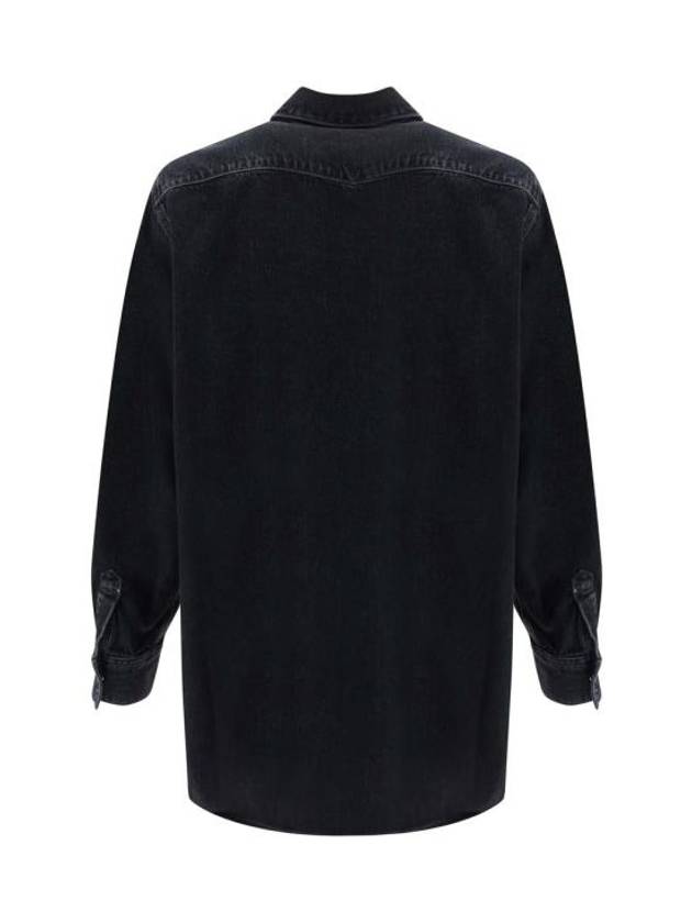 Karty Denim Long Sleeve Shirt Black - ACNE STUDIOS - BALAAN 3