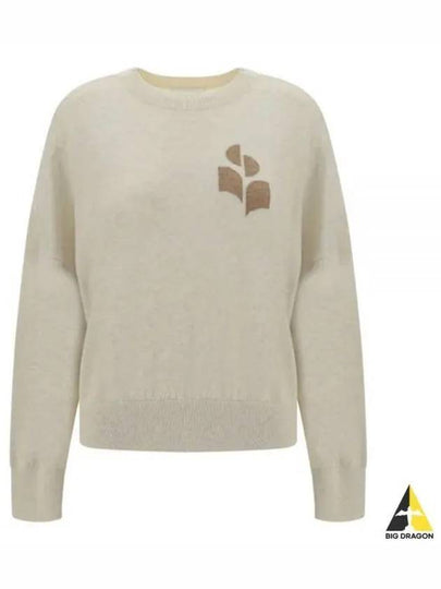 Marisans Logo Knit Top Light Grey - ISABEL MARANT - BALAAN 2