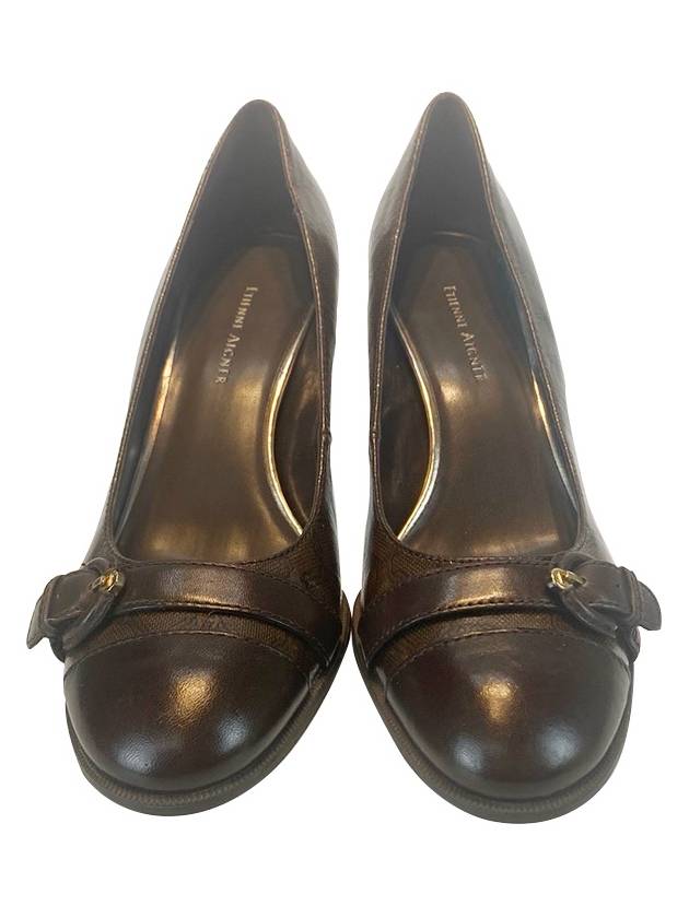 20774202 MARGAUX dark brown pumpers high heels - AIGNER - BALAAN 3