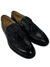 Tassel Leather Loafers Black - BRUNELLO CUCINELLI - BALAAN 4