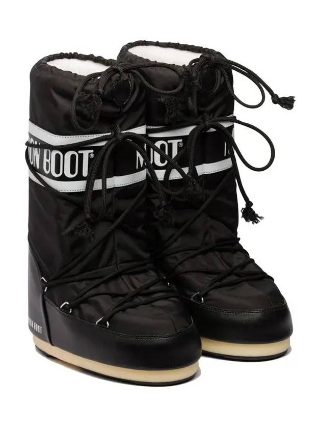 Logo Snow Winter Boots Black - MOON BOOT - BALAAN 2