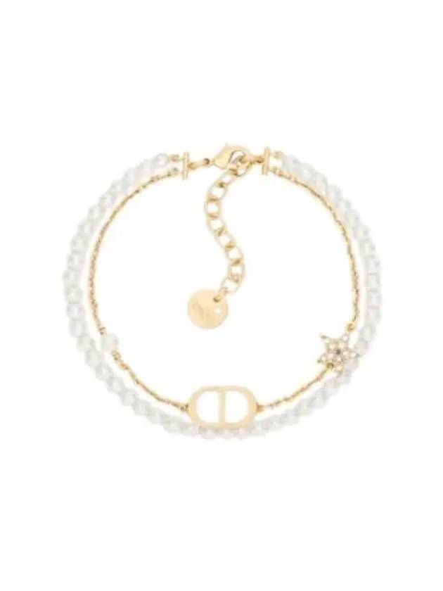 Petit CD Resin Pearls Bracelet Gold - DIOR - BALAAN 2