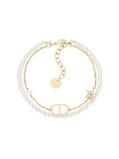 Petit CD Resin Pearls Bracelet Gold - DIOR - BALAAN 2