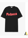 logo print cotton t shirt 794673QTABS - ALEXANDER MCQUEEN - BALAAN 2