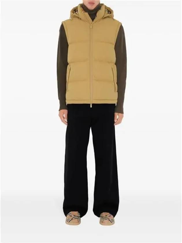 Bideford Detachable Sleeve Down Padded Flax - BURBERRY - BALAAN 9