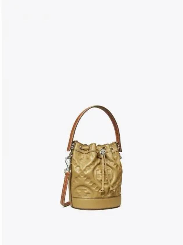 Monogram Puppy Mini Bucket Bag Tote Coconut Shell Domestic Product GM0023080845092 - TORY BURCH - BALAAN 1