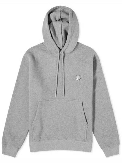 Bold Fox Head Patch Comfort Hoodie Grey - MAISON KITSUNE - BALAAN 2