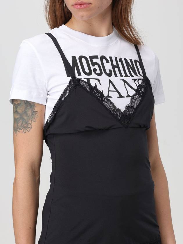 T-shirt Moschino Jeans con top sovrapposto - MOSCHINO - BALAAN 3