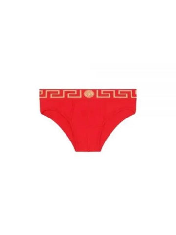 GRECA BORDER BRIEFS AU10027 A232741 A9X2 Greca border briefs - VERSACE - BALAAN 1