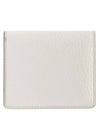 Stitched Logo Halfwallet White - MAISON MARGIELA - BALAAN 1