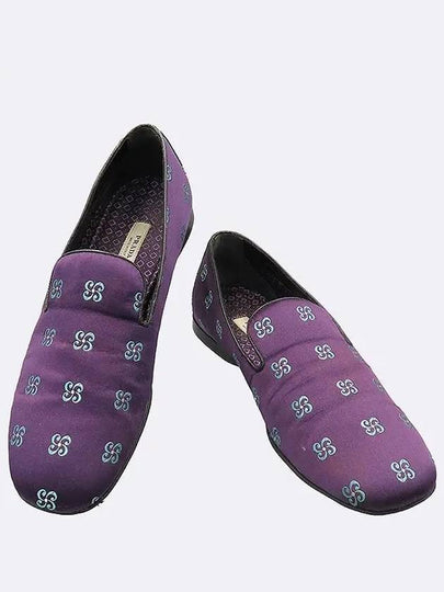 Purple color men s slip on loafers 7 250MM - PRADA - BALAAN 2