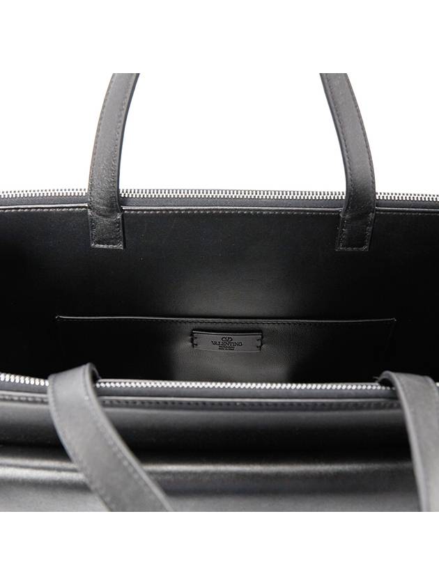 V Logo Brief Case Black - VALENTINO - BALAAN 11