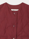 Bonpoint Logo Vest Burgundy P03GOUW00002 052 Italian Kids - ETC - BALAAN 2